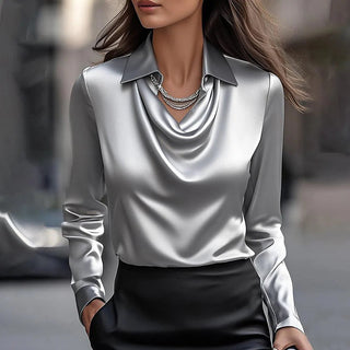 Emma | Élégant Chemisier Brillant
