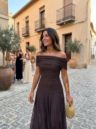 Jeanine | Robe longue élégante et épurée