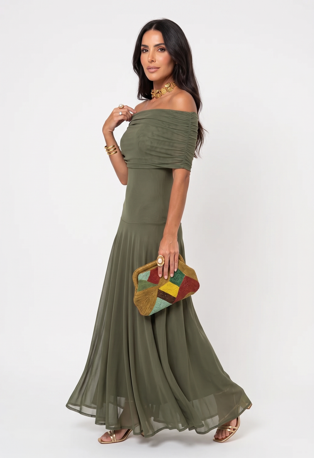 Jeanine | Robe longue élégante et épurée